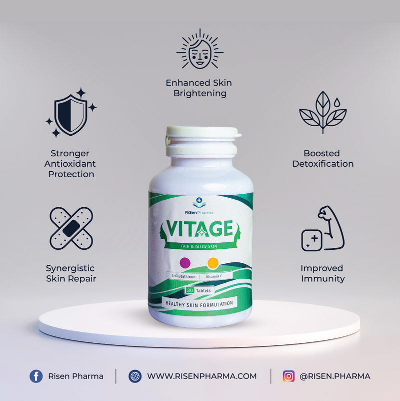 VITAGE: Skin Whitening Tablet for Radiant, Rejuvenated Skin