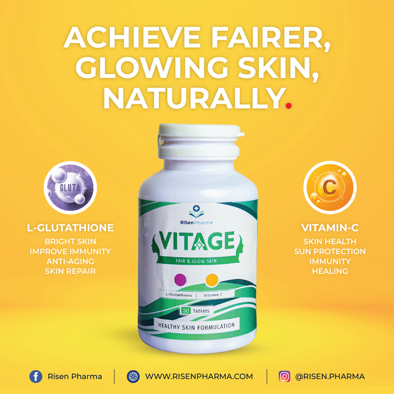 VITAGE: Skin Whitening Tablet for Radiant, Rejuvenated Skin