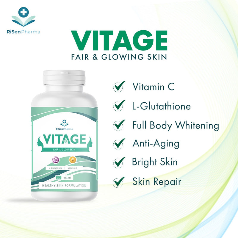 VITAGE: Skin Whitening Tablet for Radiant, Rejuvenated Skin